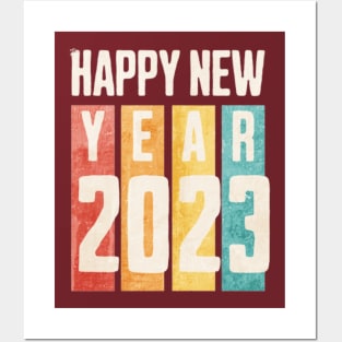 Happy New Year 2023 Posters and Art